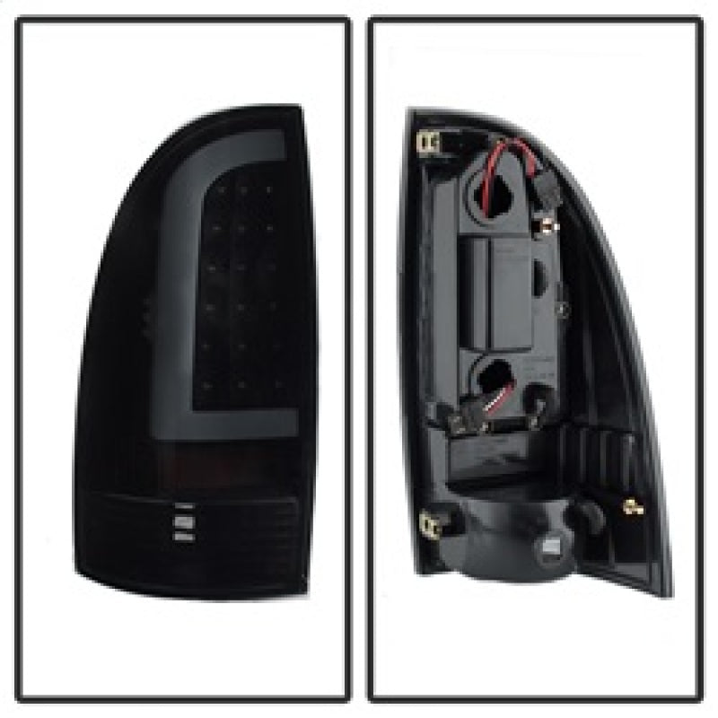 SPYDER xTune 05-15 Toyota Tacoma (Excl LED Tail Lights) LED Tail Lights - Blk Smk (ALT-ON-TT05-LBLED-BSM) 9038556