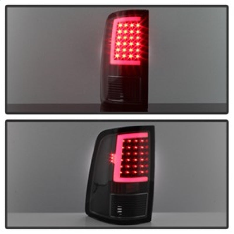 SPYDER xTune 09-18 Dodge Ram 1500 LED Tail Lights - Black Smoke (ALT-ON-DR09-LBLED-BSM) 9038488
