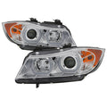 SPYDER BMW E90 3-Series 06-08 4DR V2 Headlights - HID Only - Chrome PRO-YD-BMWE9005V2-HID-DRL-C 5083883