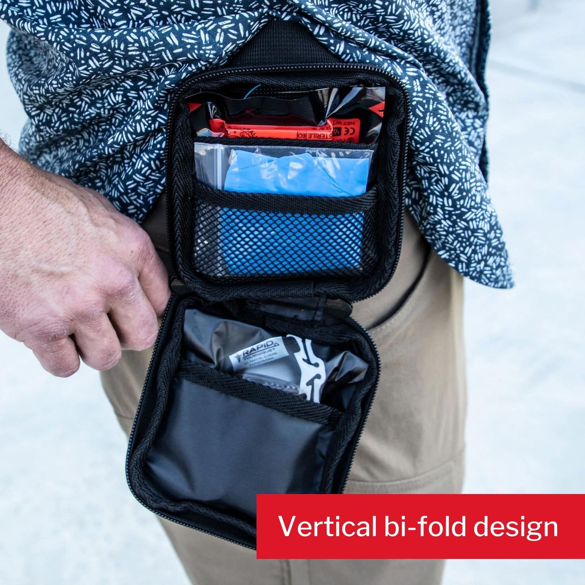 My Medic First Aid Kit for Everyday Use – Medical Supplies in Carrying Case MM-KIT-EDC-V2-PRO-BLK