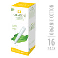 Organyc Regular Cotton Applicator Tampons, 16 Count