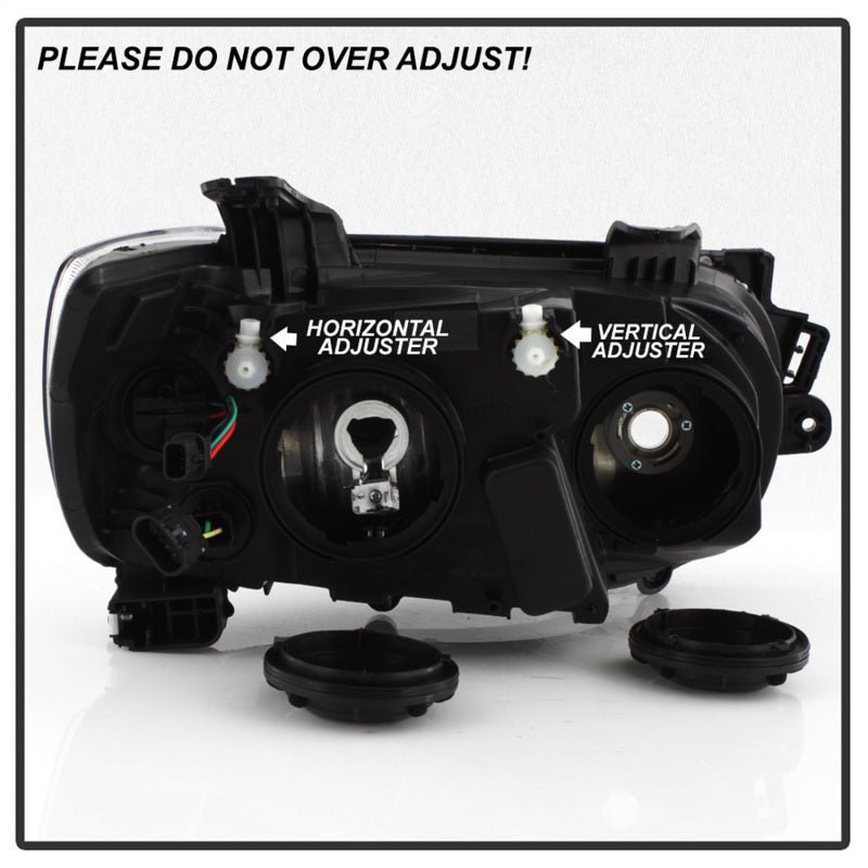 SPYDER xTune 12-15 Chevy Sonic Driver Side Halogen Headlight - Black OEM Left (HD-JH-CSON12-BK-L) 9943188