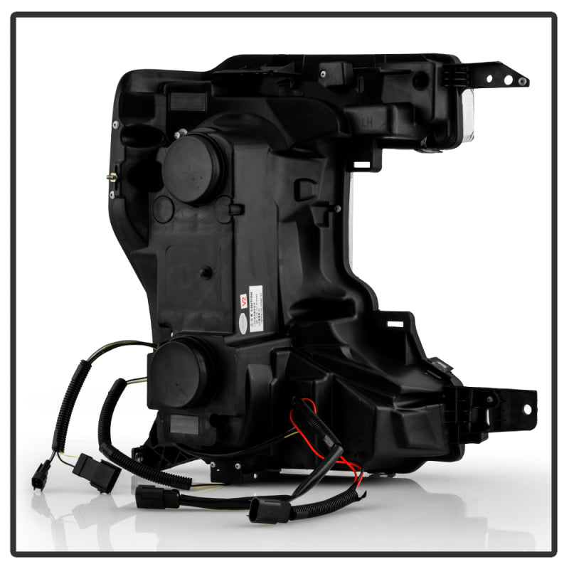 SPYDER Signature 20-22 Ford F250/F350 (Halogen) Proj. Headlights - Black (PRO-YD-FS20HALSI-SEQ-BK) 5088628