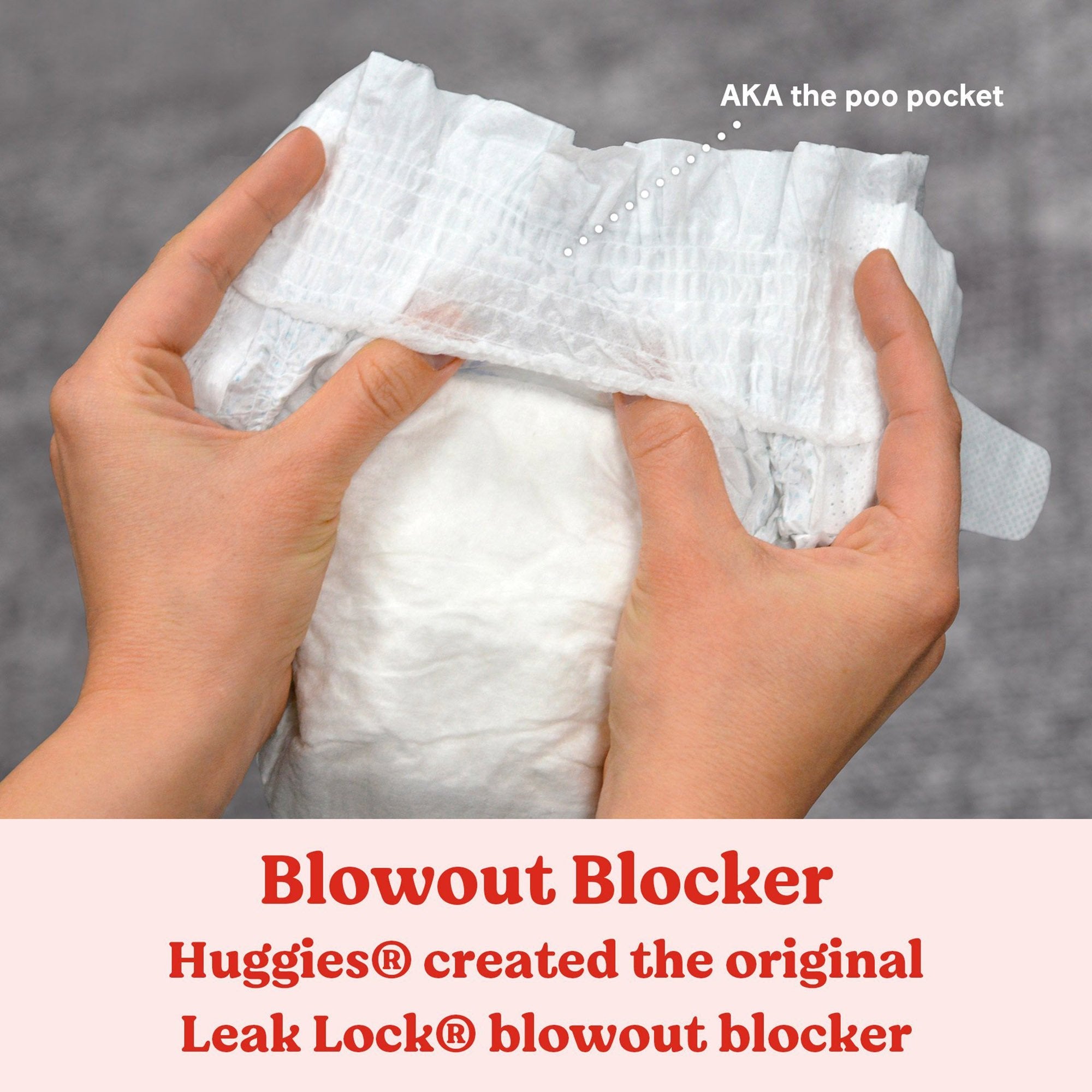 Unisex Baby Diaper Huggies® Little Movers Size 7 Disposable Moderate Absorbency 53851