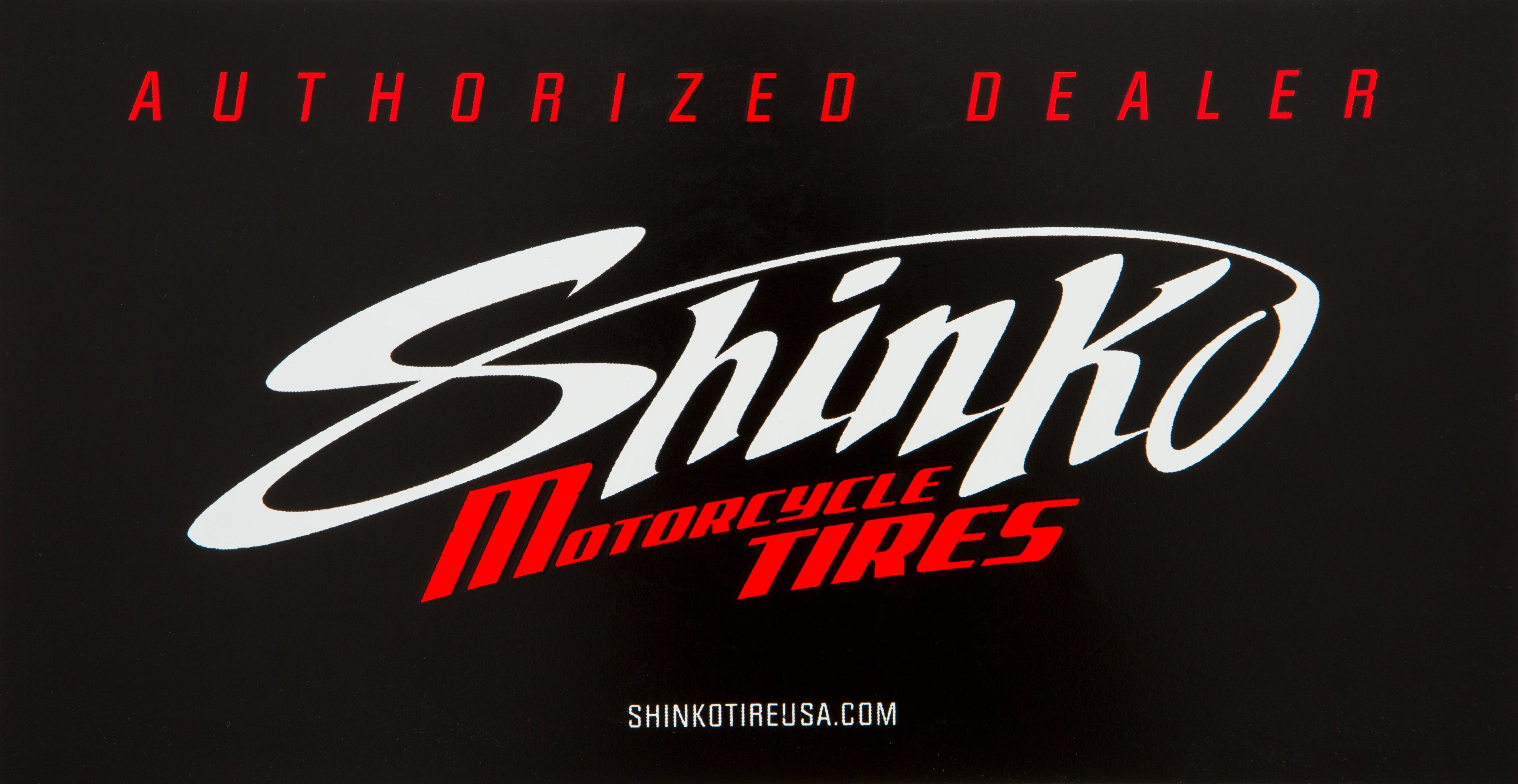 SHINKO, Shinko Authorized Dealer Window Decal - 4.25 x 8.125 inches
