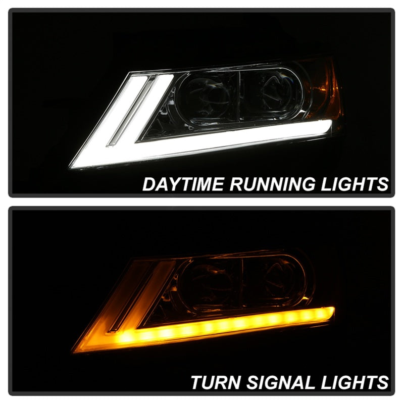SPYDER xTune 14-18 Chevy Impala (Excl Limited) DRL Halogen Proj Headlights - Chrm (PRO-JH-CIM15-LB-C) 9042898