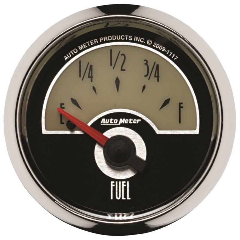 AutoMeter Gauge Fuel Level 2-1/16in. 240 Ohm(e) to 33 Ohm(f) Elec Cruiser 1117