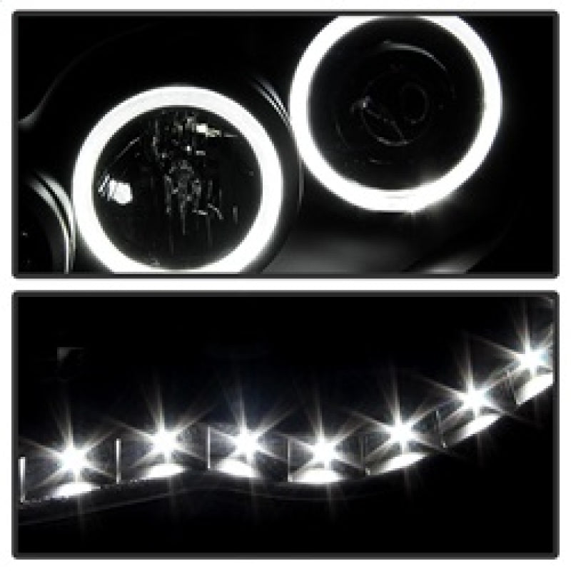 SPYDER Xtune Toyota Tacoma 05-11 Halo Projector Headlights Black PRO-JH-TT05-LED-BK 9027857
