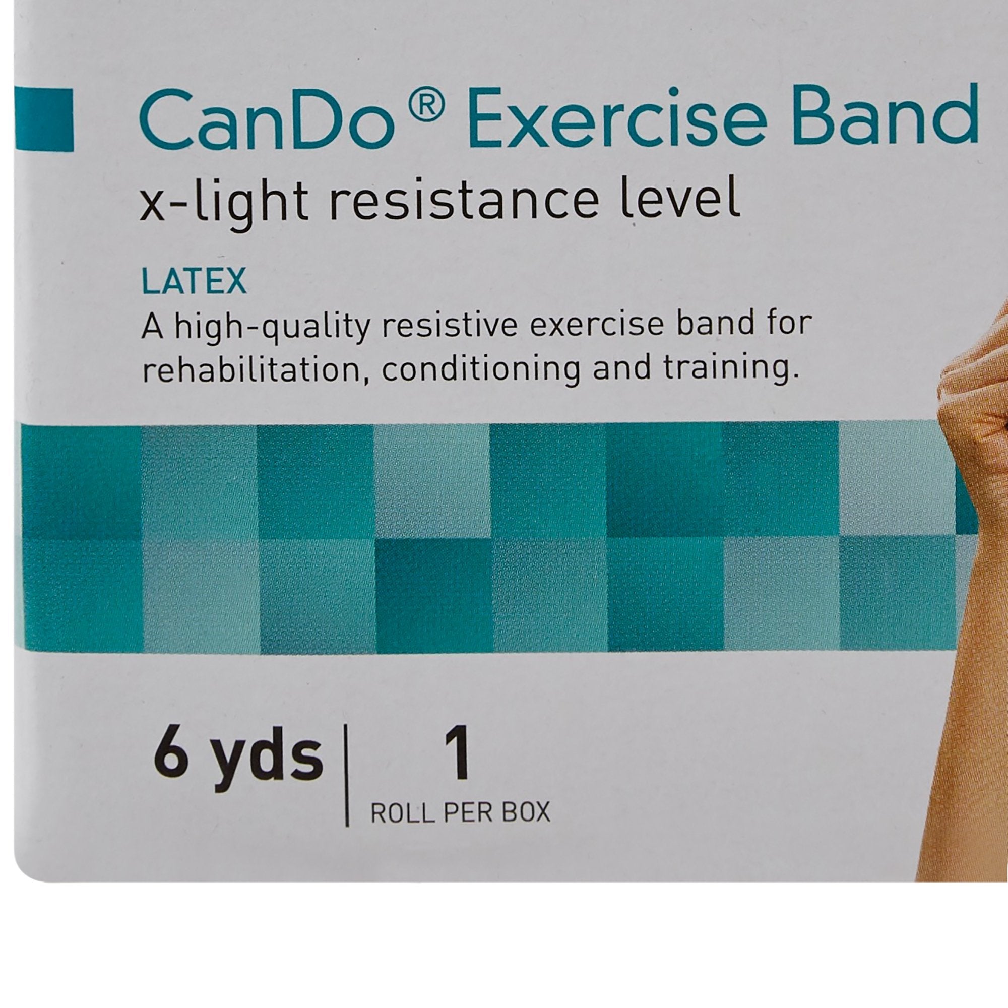McKesson Exercise Resistance Band, Yellow, 5" x 6 Yard, Extra-Light Resistance 169-5211