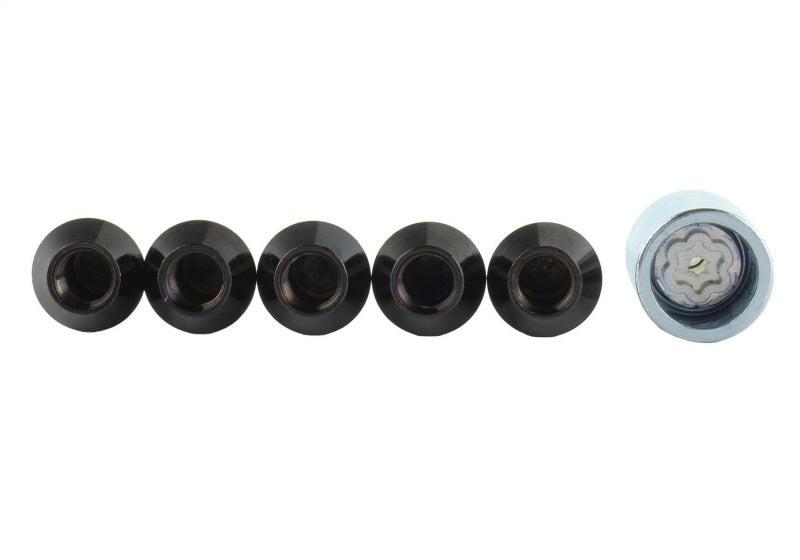 Ford Racing M12X1.5 Black Security Lug Nut - Set of 5 M-1A043-B5
