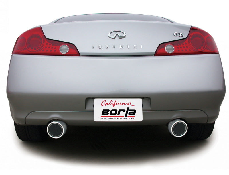 Borla 03-07 G35 Coupe Cat-back Exhaust 140057