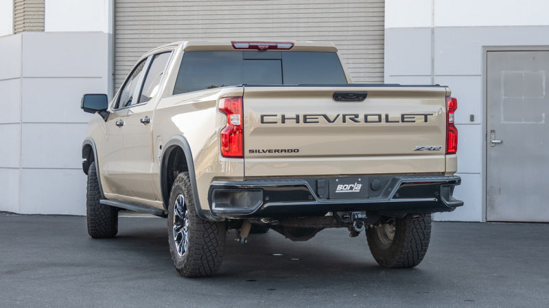 Borla 22-23 Chevrolet Silverado 1500 ZR2 & AT4X 6.2L CC SB 147.5in WB S-Type Cat-Back 140914