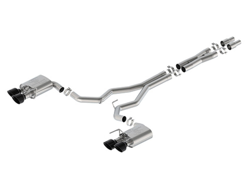 Ford Racing 2024 Mustang Dark Horse 5.0L Extreme Active Cat-Back Exhaust - Black Tip M-5200-DHE