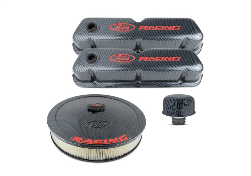 Ford Engine Dress up Kit C/F w/Ford Racing Logo FRD302-520