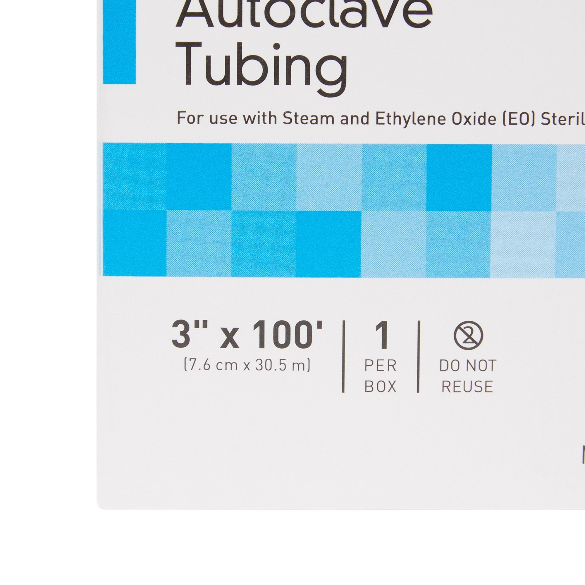 McKesson Sterilization Tubing, 3 Inch x 100 Foot 6428