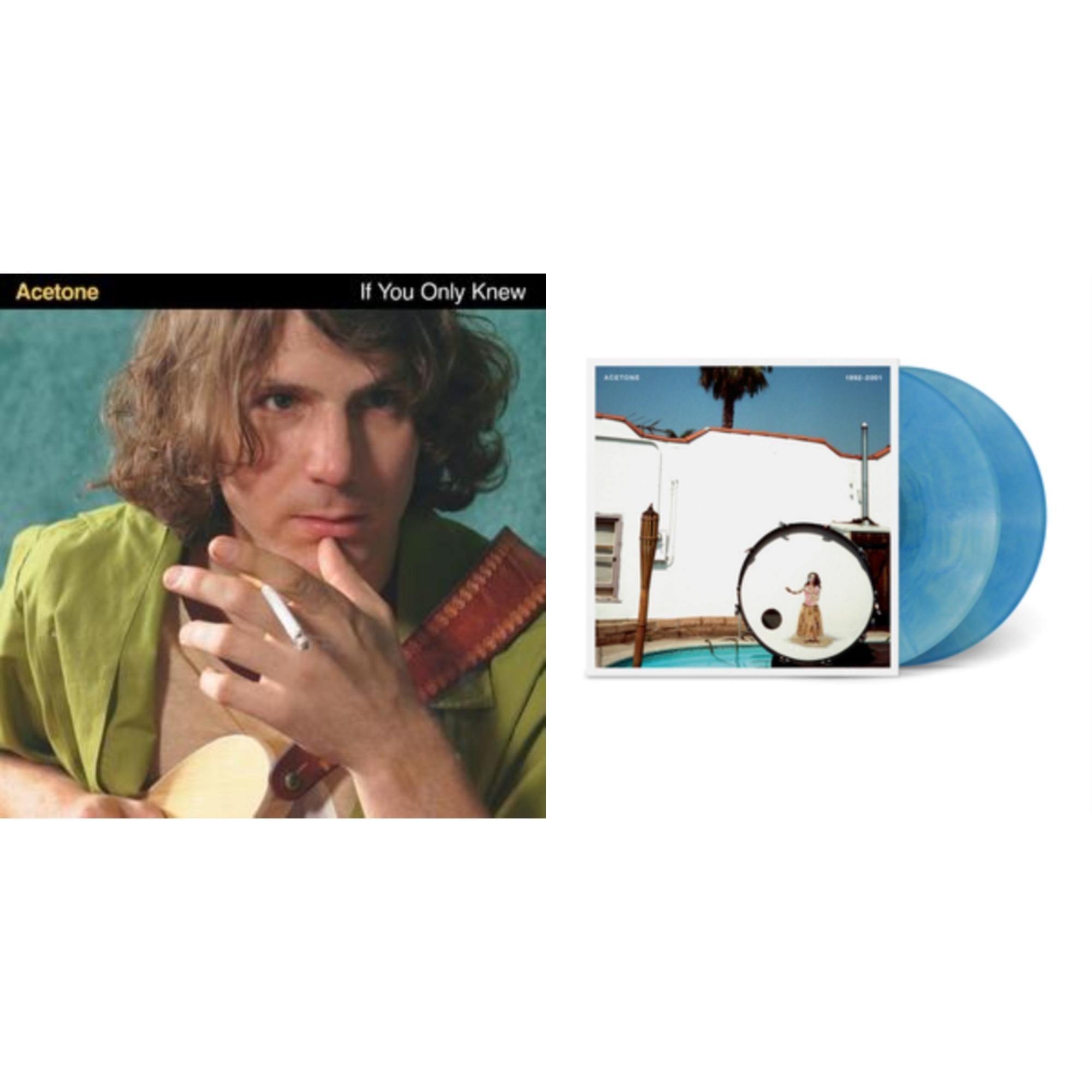 Acetone - If You Only Knew (2LP) & 1992 - 2001 (Blue Vinyl/2LP)
