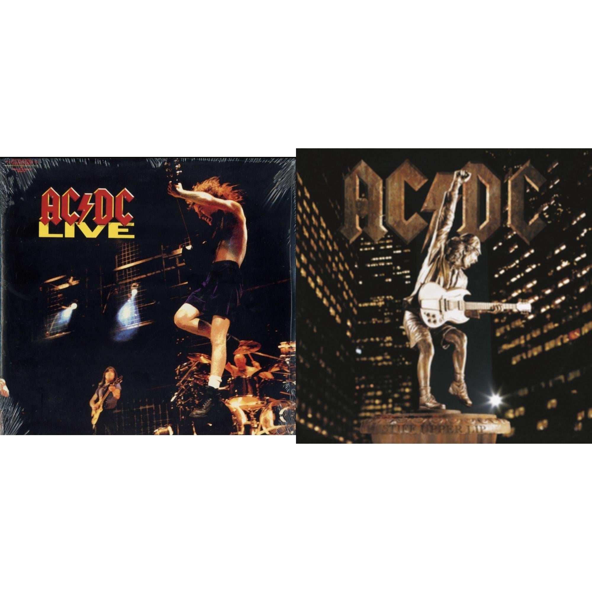 Live (2LP/180G) & Stiff Upper Lip (180G)