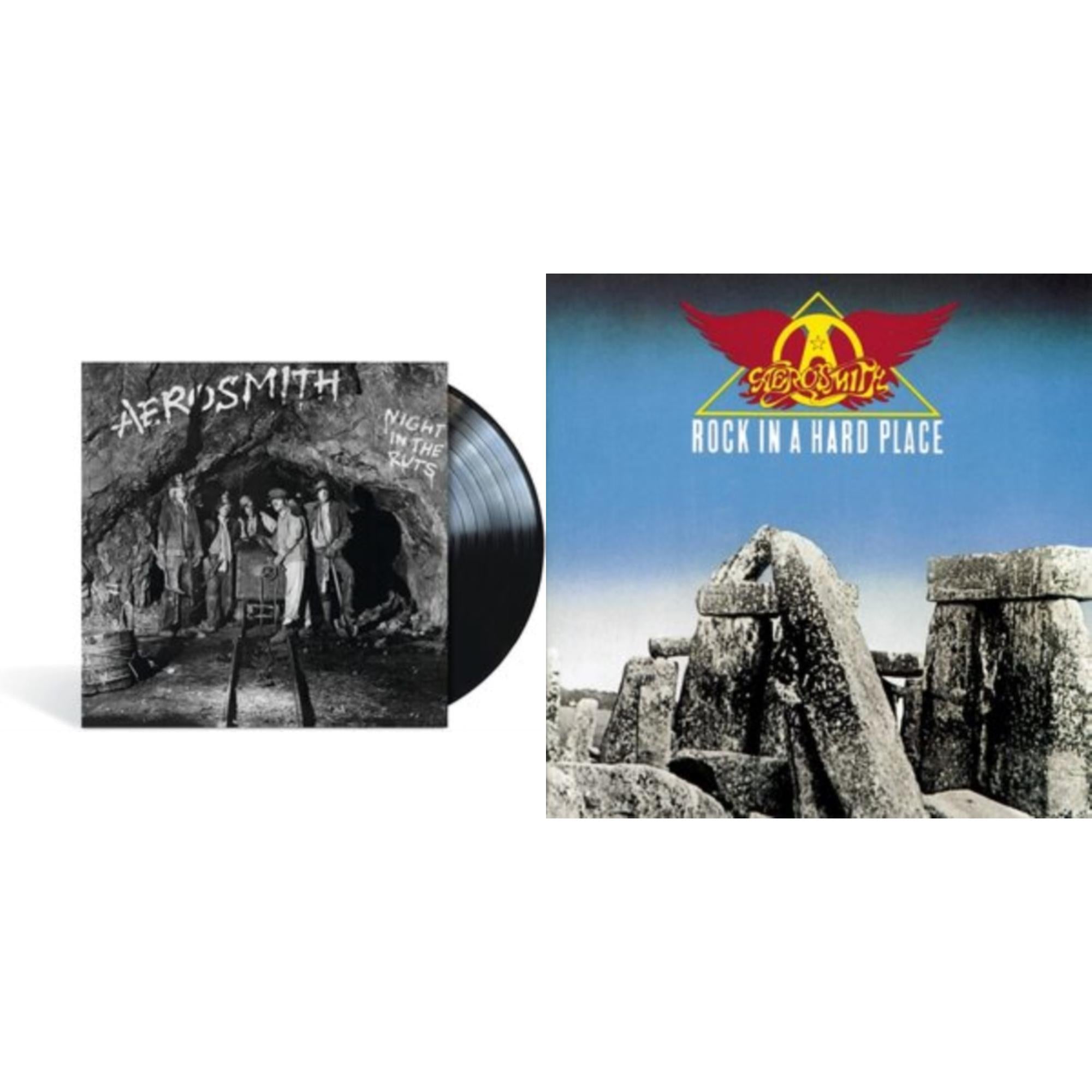 Aerosmith - Night In The Ruts & Rock In A Hard Place - LP Vinyl Bundle
