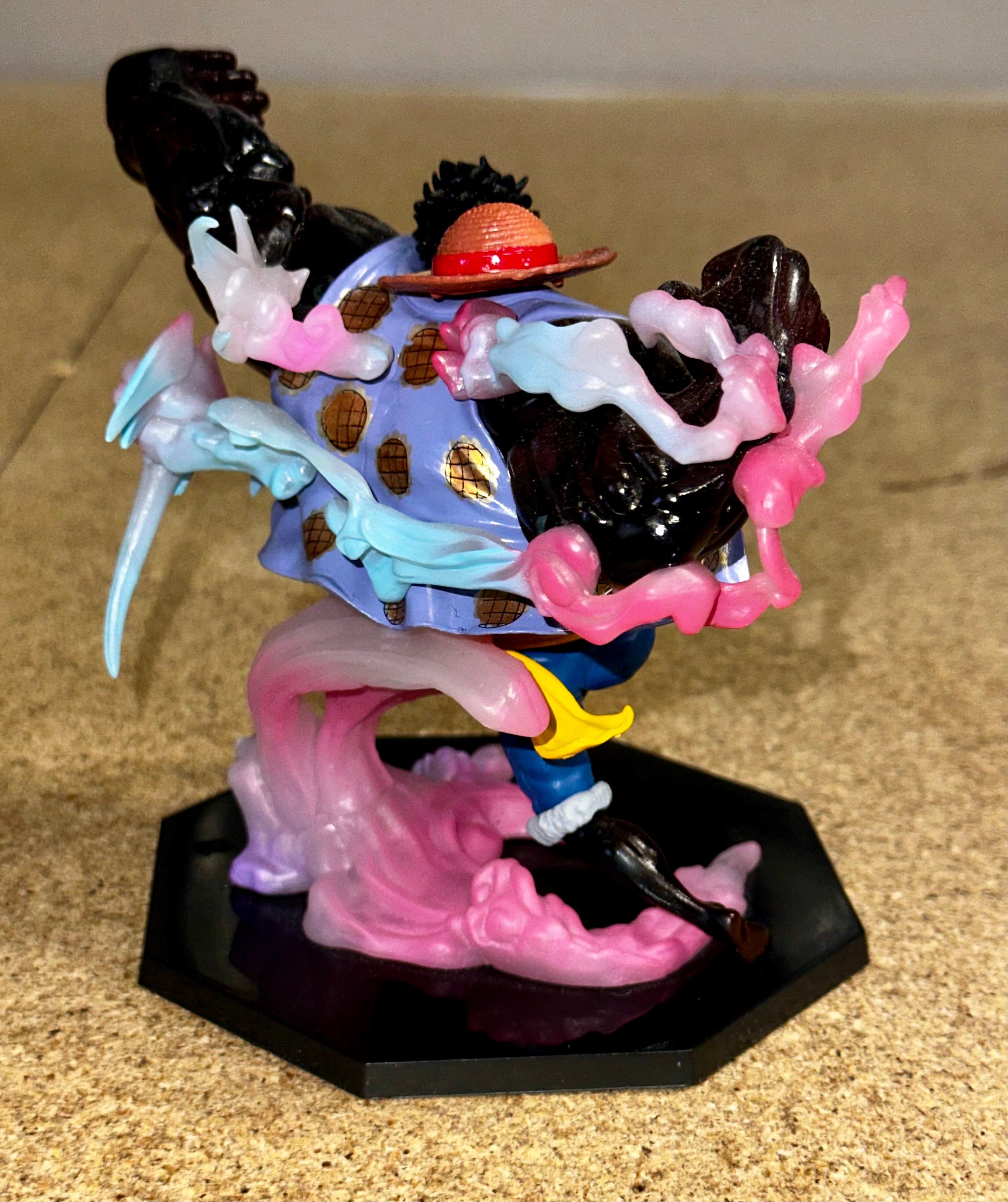 Anime One Piece Monkey D. Luffy Gear 4 (Four) Battle Scene Action Pose Statue