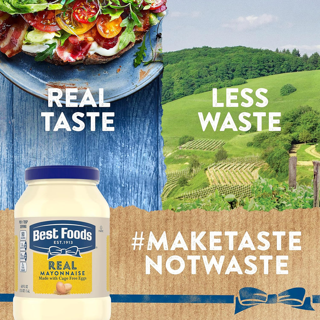 Hellmann's Real Mayonnaise 15 oz (Case of 12) – Gluten-Free with Cage-Free Eggs