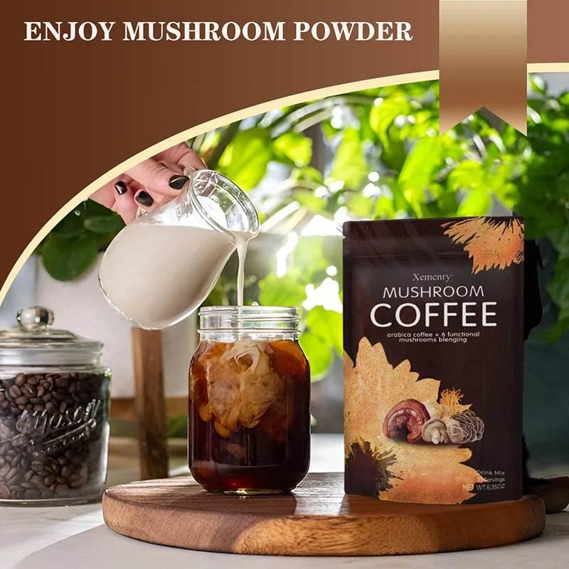 Organic Mushroom Coffee - Supports Immune, Focus, Concentration, Stress, Digestion & Energy
