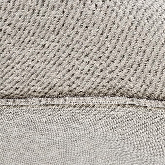Classic Accessories Montlake Water-Resistant 25 x 22 x 4 Inch Patio Lounge Back Cushion, Heather Grey, Outdoor Loveseat Cushions