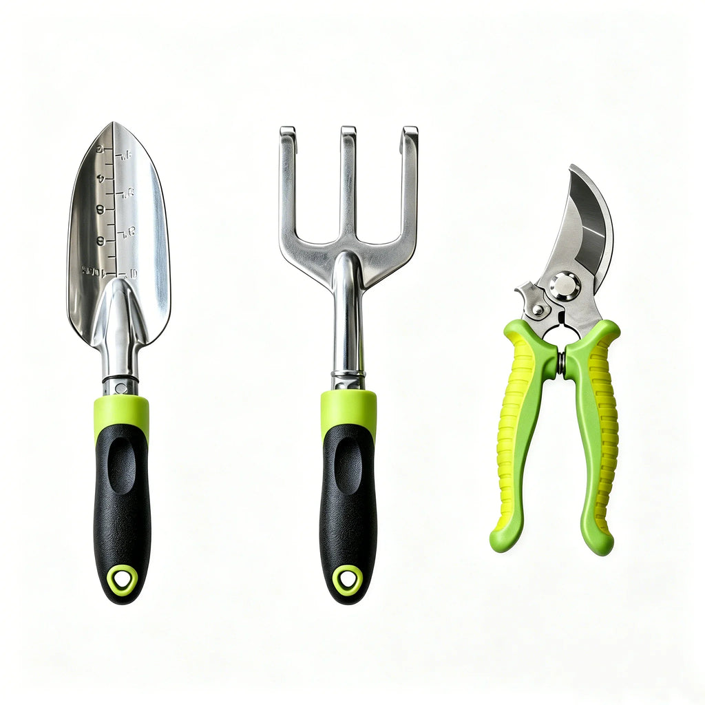Outdoor Garden Tool Set 11 Piece Rustproof Pruning Tools Shovel