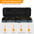 Cases Hard-Shell Wood Case for Standard Electric Guitars Telecaster &Lock