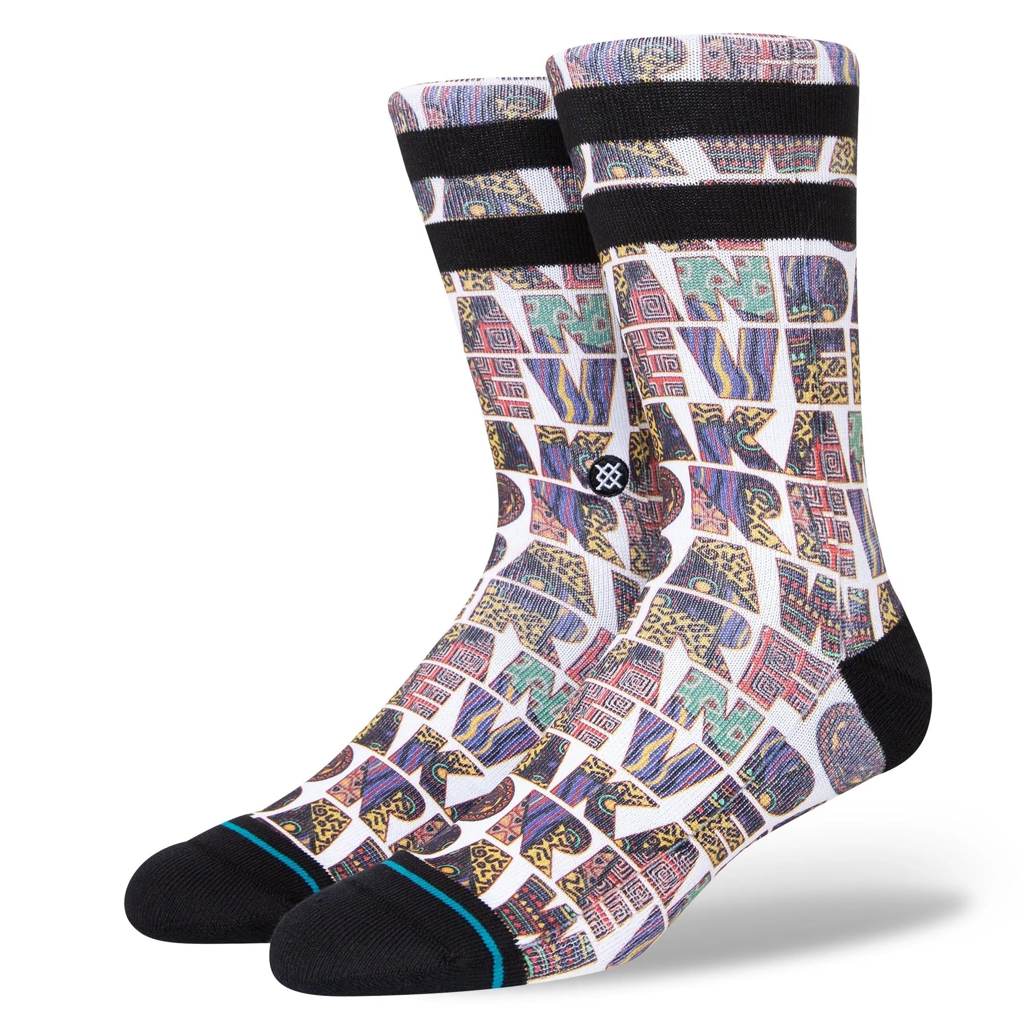 Stance Black Panther Wakanda Forever Crew Socks - White
