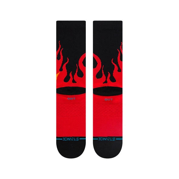 Stance Hot Licks Crew Socks - Black