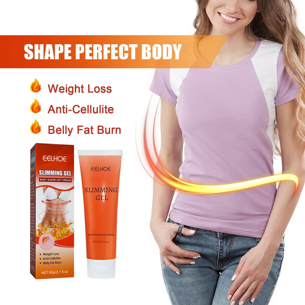 Fat Slimming Gel Firming Skin Tightening Cellulite Remove for Abdomen Waist Weight Loss Massage Beauty Health Body Shaping Cream