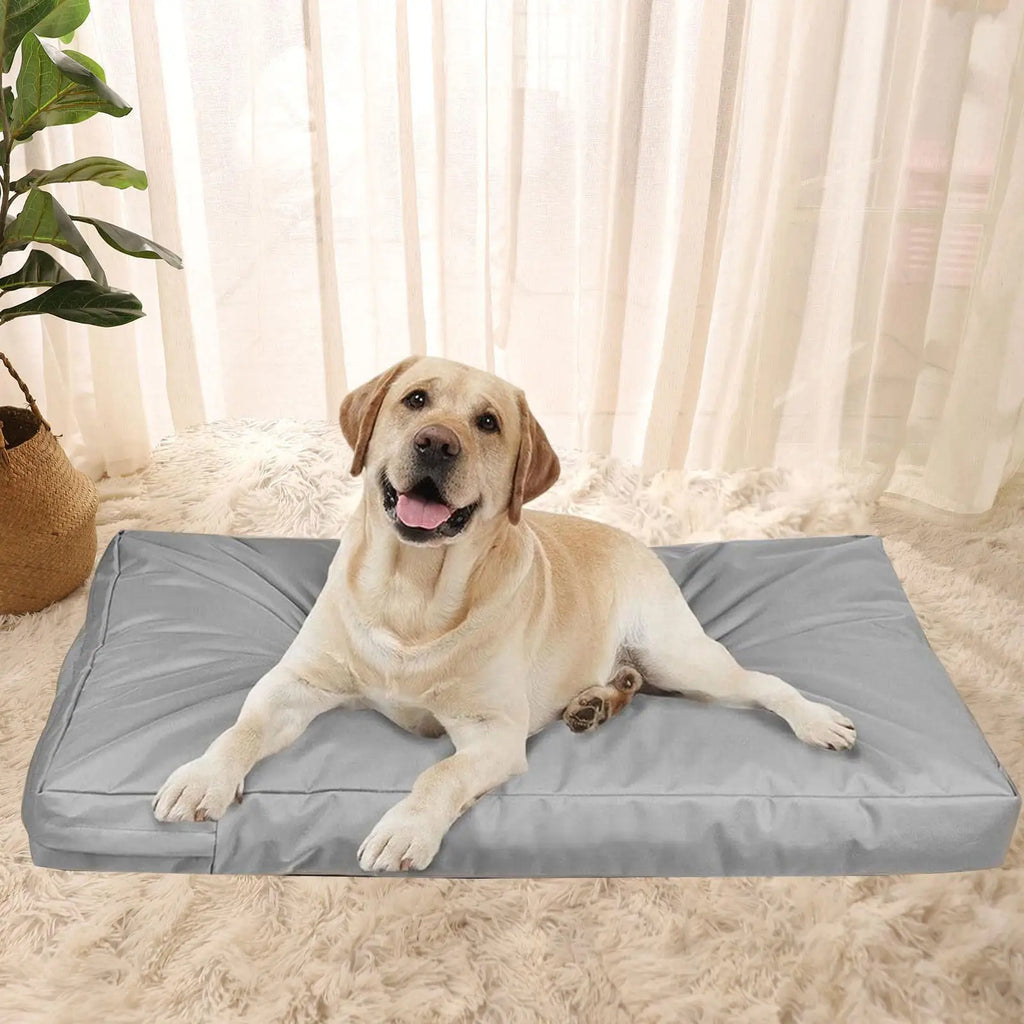 Oxford Cloth Waterproof Dog Bed Cover Replacement Washable Dog Crate Pad Cover for Puppy Kitten Bed Cover Pet Supplies