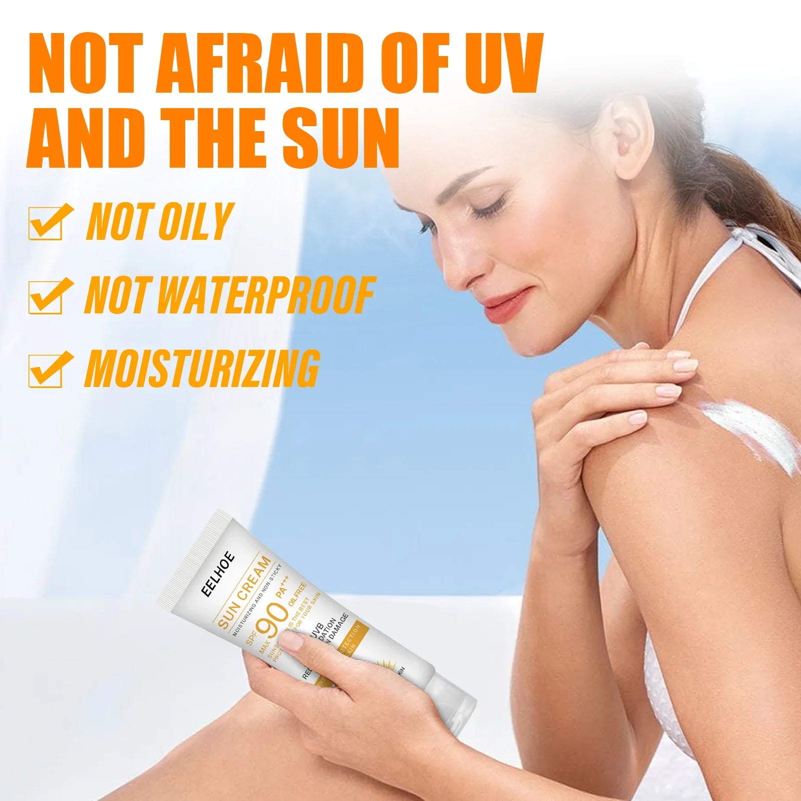 Isolation Protective Cream Physical Uv Defense Reduce Skin Sunburn Sweatproof Not Fake White Summer Refresh Moisturizing Cream