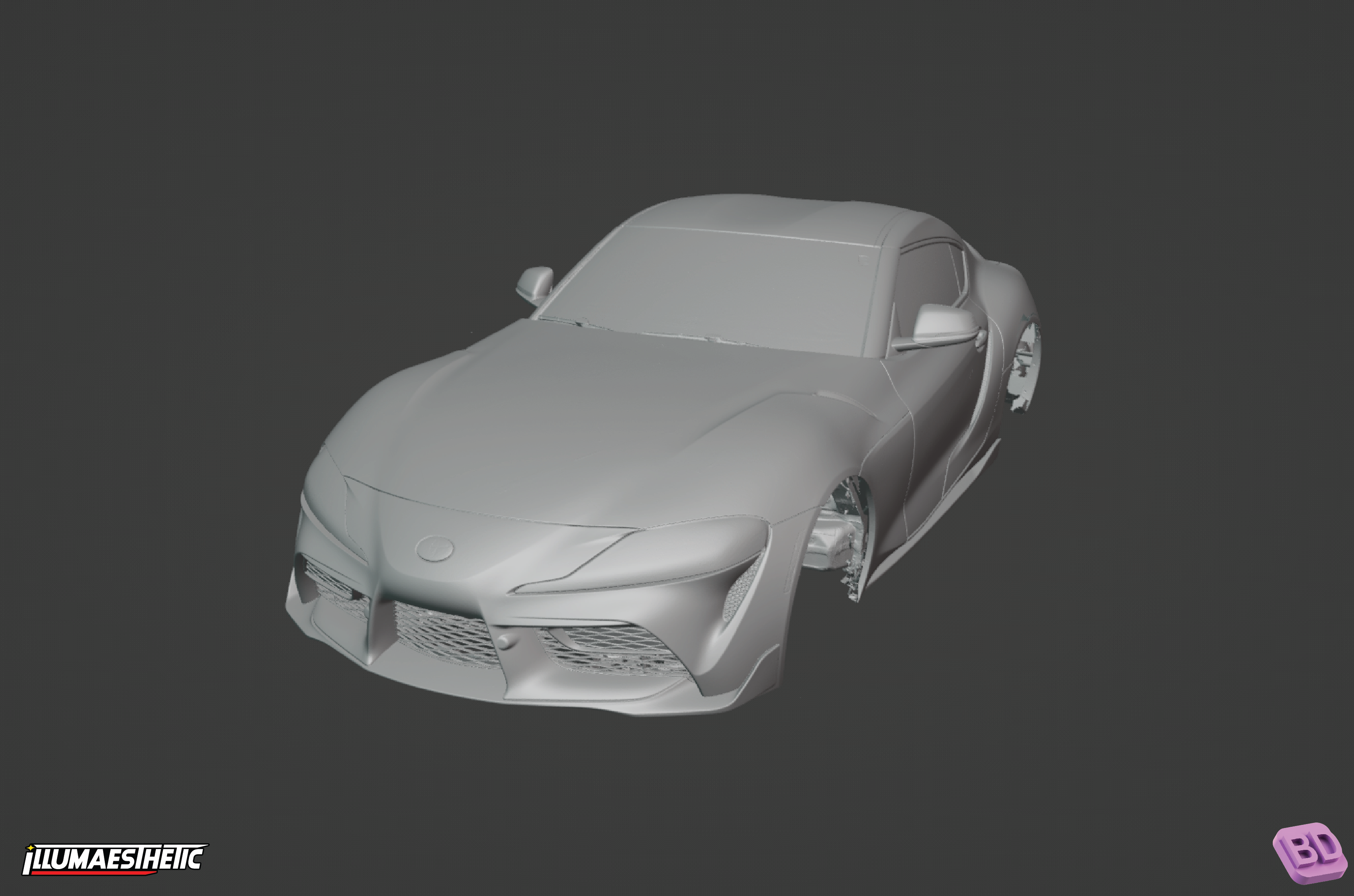 Toyota GR Supra (A90) 3D Scan (2019+)