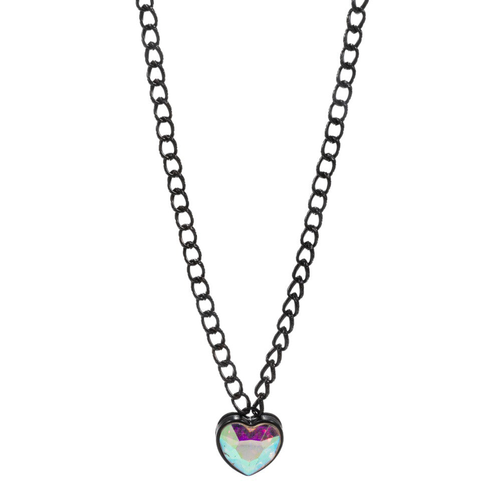 Heart Stone Pendant Necklace