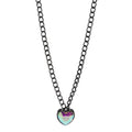 Heart Stone Pendant Necklace