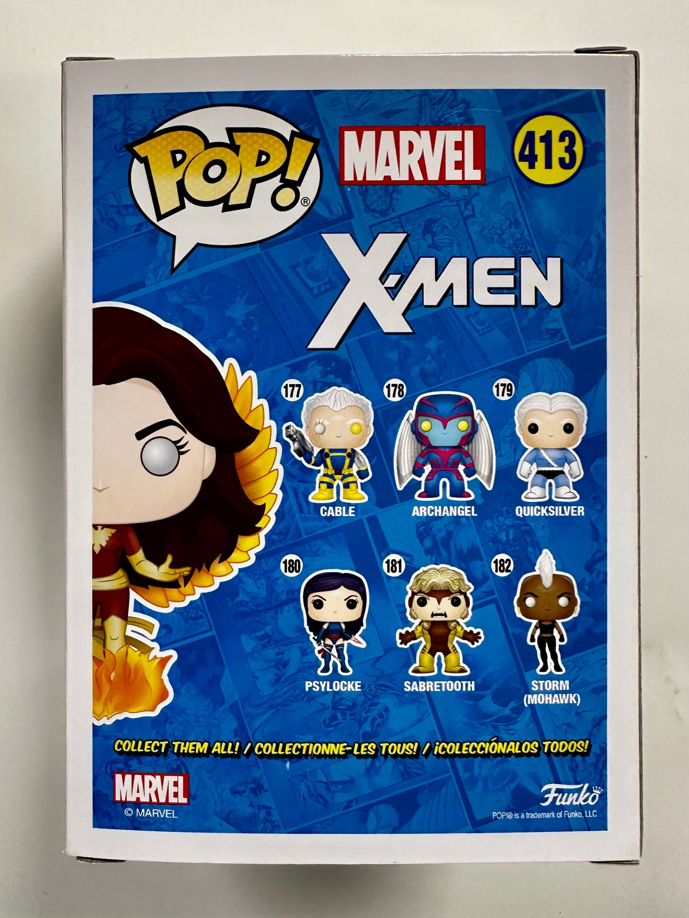 Famke Janssen Signed Marvel Dark Phoenix 2019 Vaulted Funko Pop! #413 JSA COA