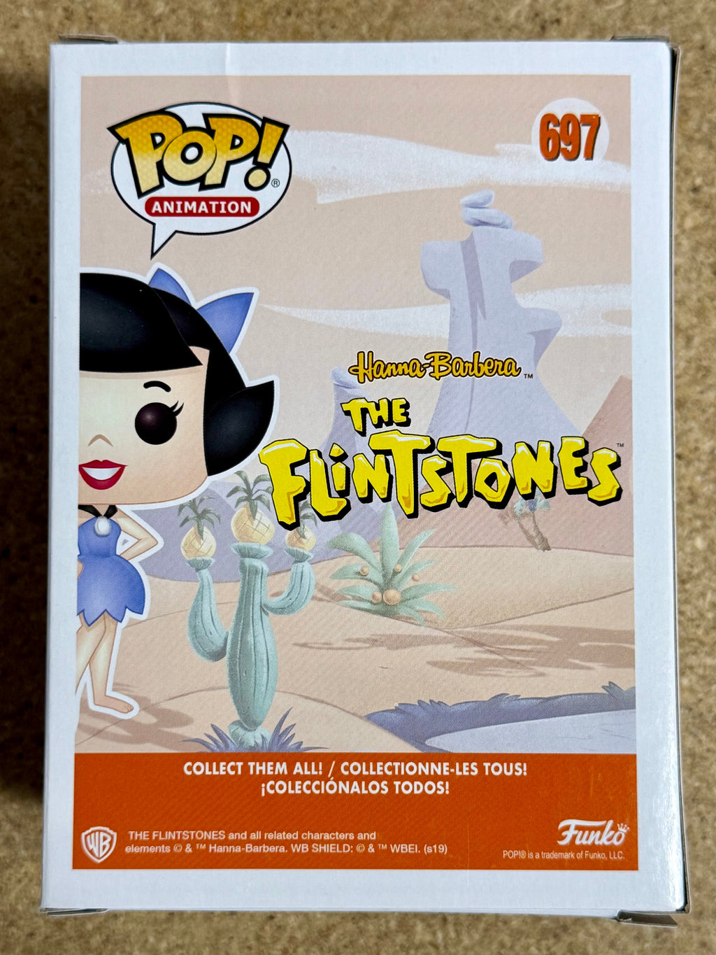 Rosie O’Donnell Signed Flintstones Betty Rubble Funko Pop! #697 With PSA COA