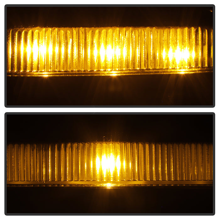 SPYDER Xtune Chevy Silverado 07-13 Amber LED Cab Roof Lights Clear ACC-LED-CS07-CR-C 9924606