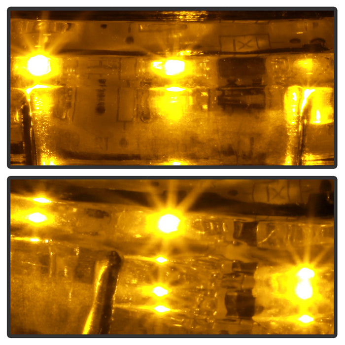 SPYDER xTune Ford SuperDuty F250-F250 99-15 Amber LED Cab Roof lights - Smoke ACC-LED-FDSD99-CR-SM 9924590