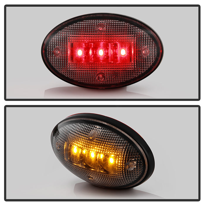 SPYDER Xtune Ford Superduty F250-F550 99-10 Dually Fender LED Side Fender Lights Clear ACC-LED-FDSD99-SL-C 9924651