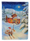 Christmas Gnome Headed out Garden Flag Mailbox Decorative Yard Banner Outside Patio Artwork for Flower Beds, Garden Size, Multicolor