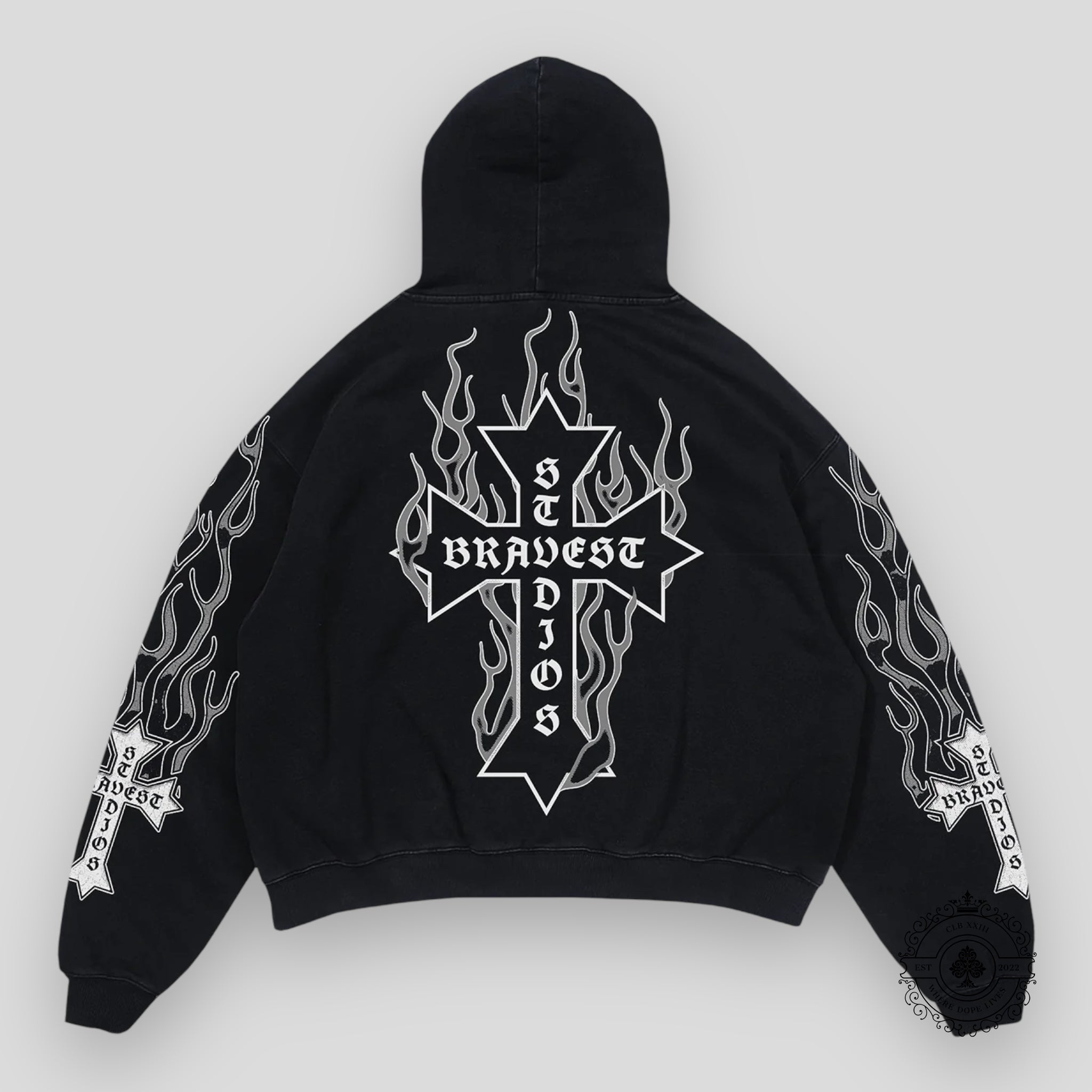Bravest Studios Eternal Hoodie in Grey