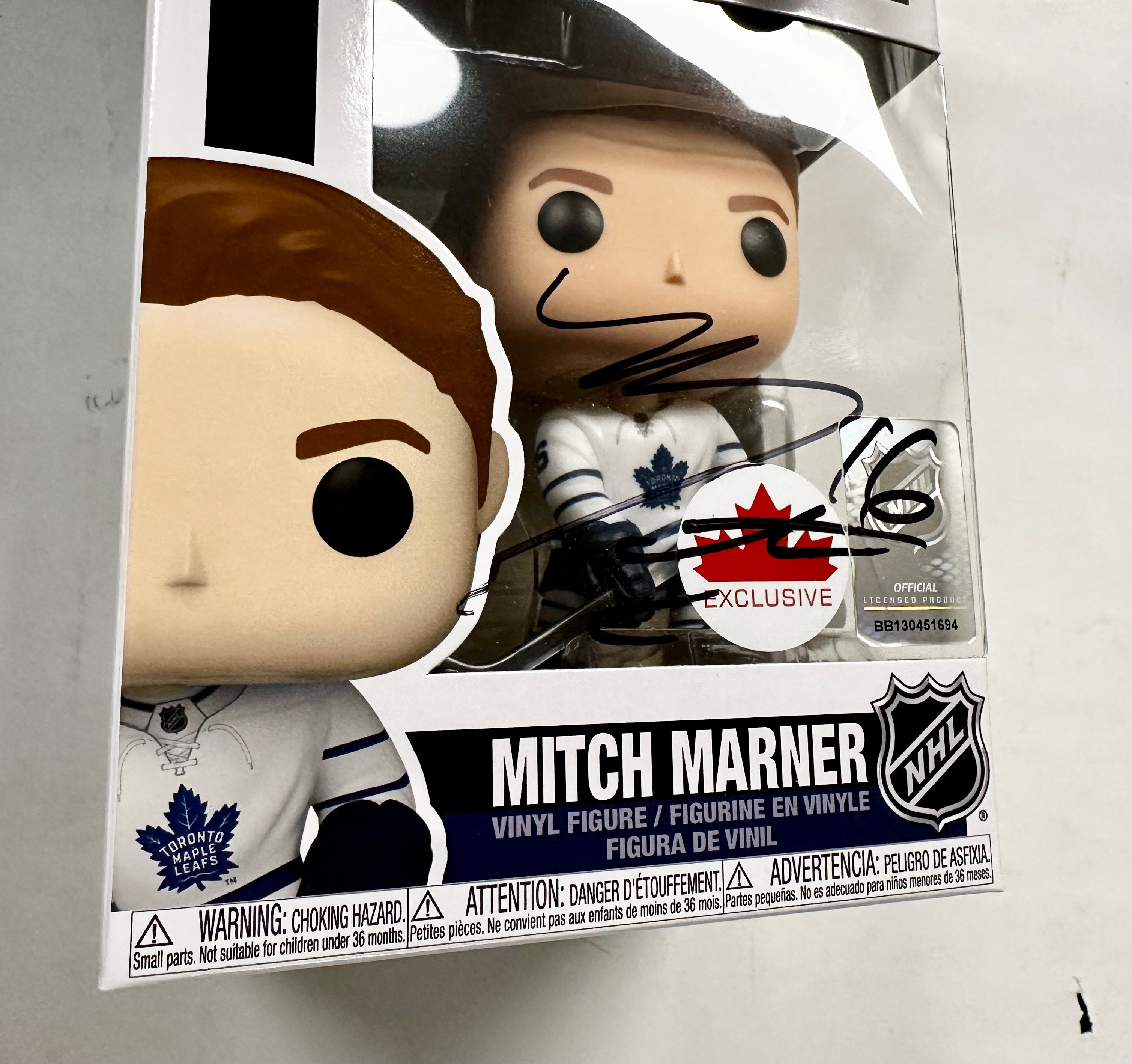 Mitch Marner Signed NHL Toronto Maple Leafs Funko Pop! #73 Exclusive With JSA COA