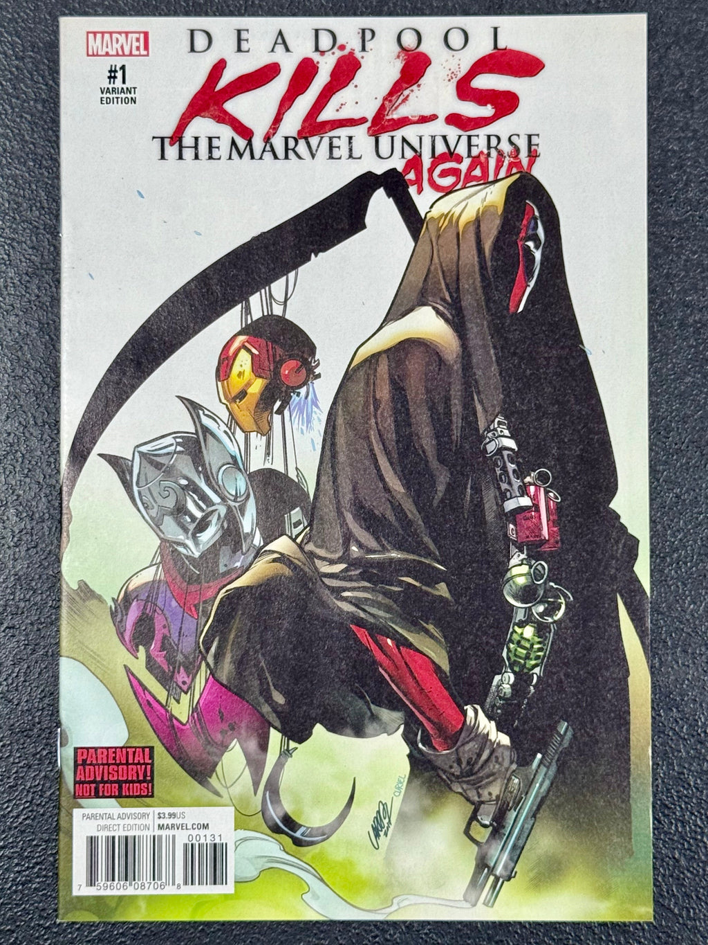 Deadpool Kills The Marvel Universe Again #1 Variant 1:25 Incentive Larraz 2017