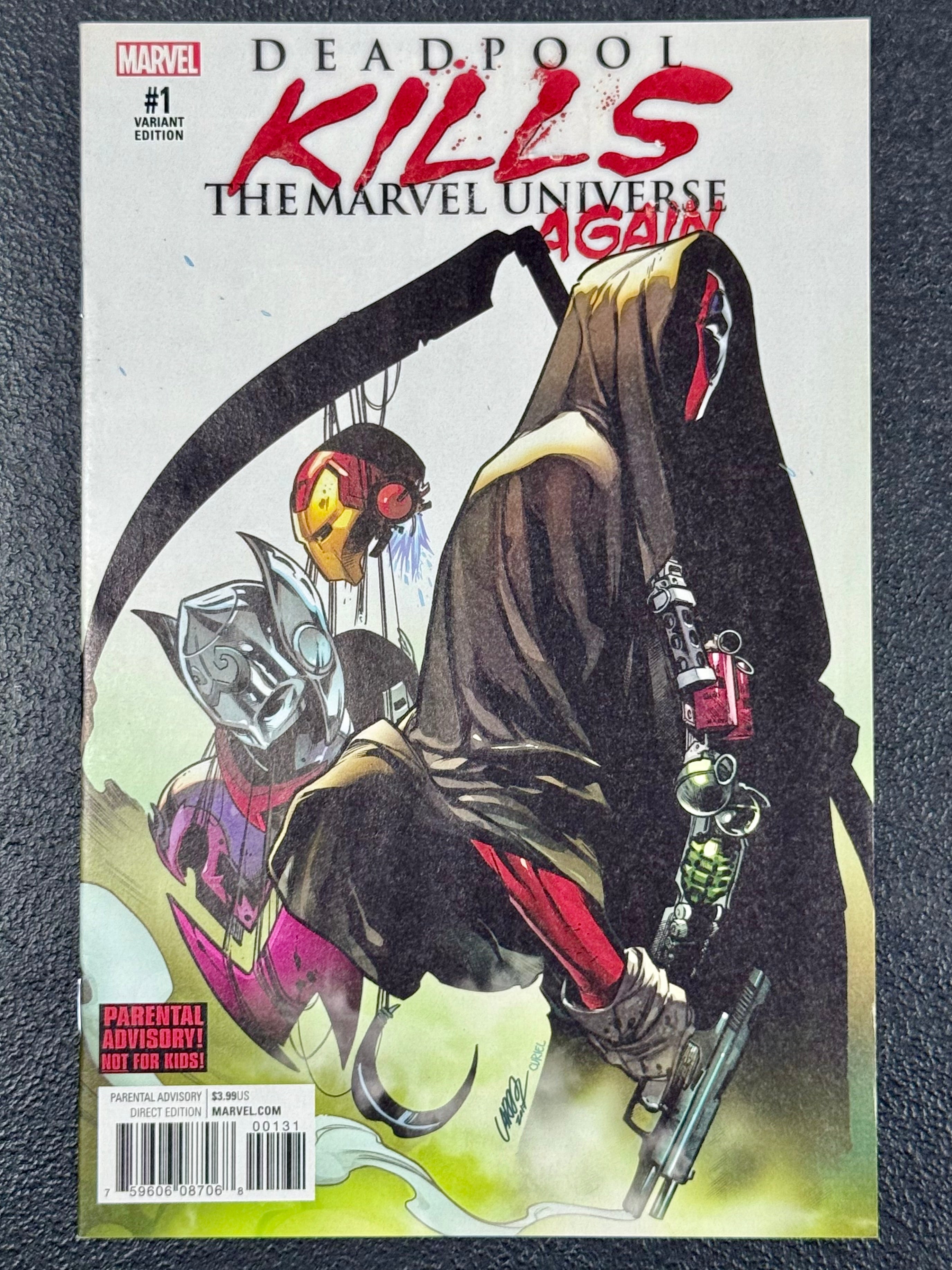Deadpool Kills The Marvel Universe Again #1 Variant 1:25 Incentive Larraz 2017
