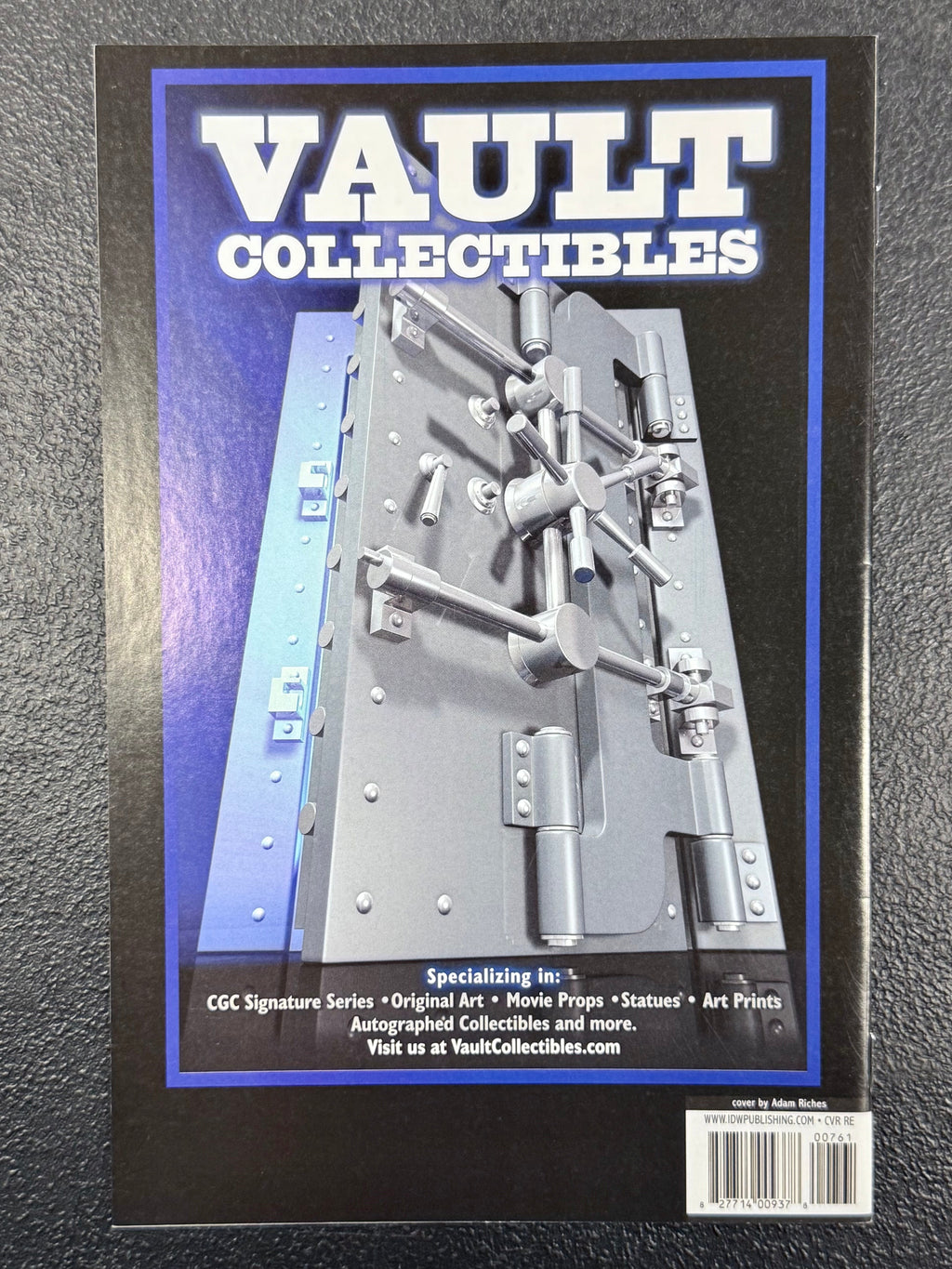 Back To The Future #6 7 8 Signed Adam Riches Vault Collectibles Connecting Exclusive