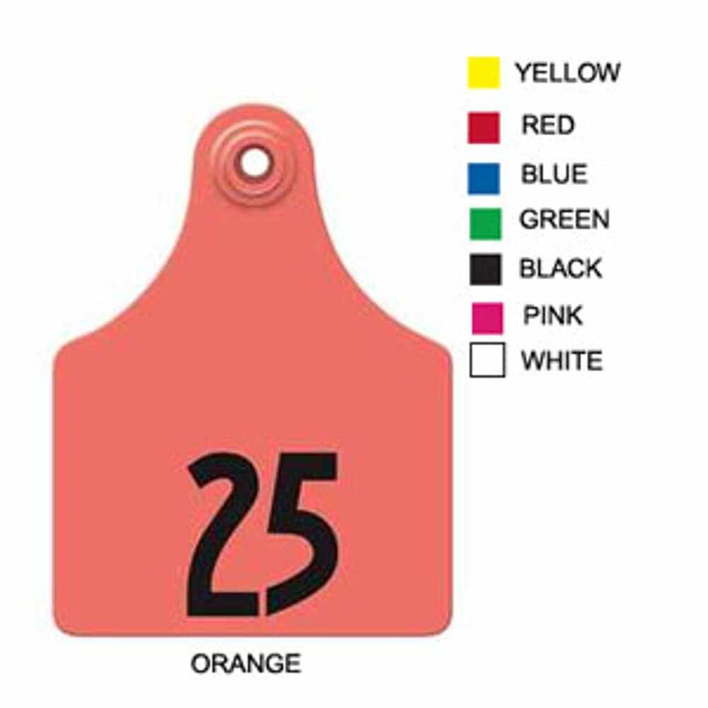 76-100 RED Allflex: Maxi Fem/Sm Male