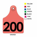 1-25 RED Allflex: Maxi Fem/Sm Male