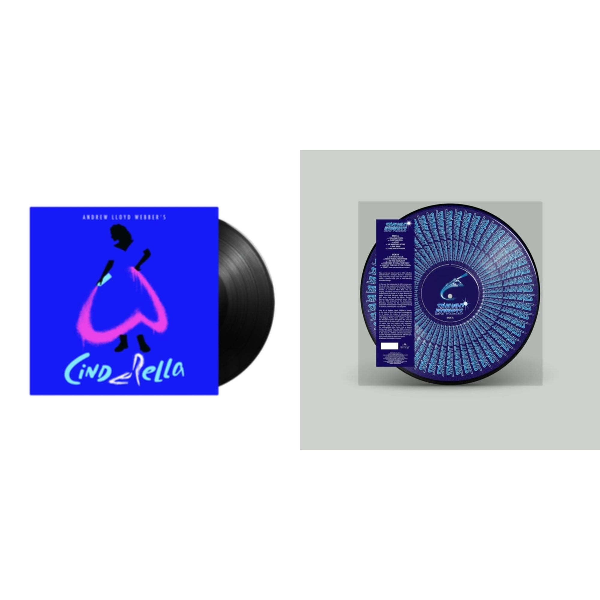 Andrew Lloyd Webber’S Cinderella (3LP) & Starlight Express (Original Cast Recording) (Zoetrope LP Vinyl)